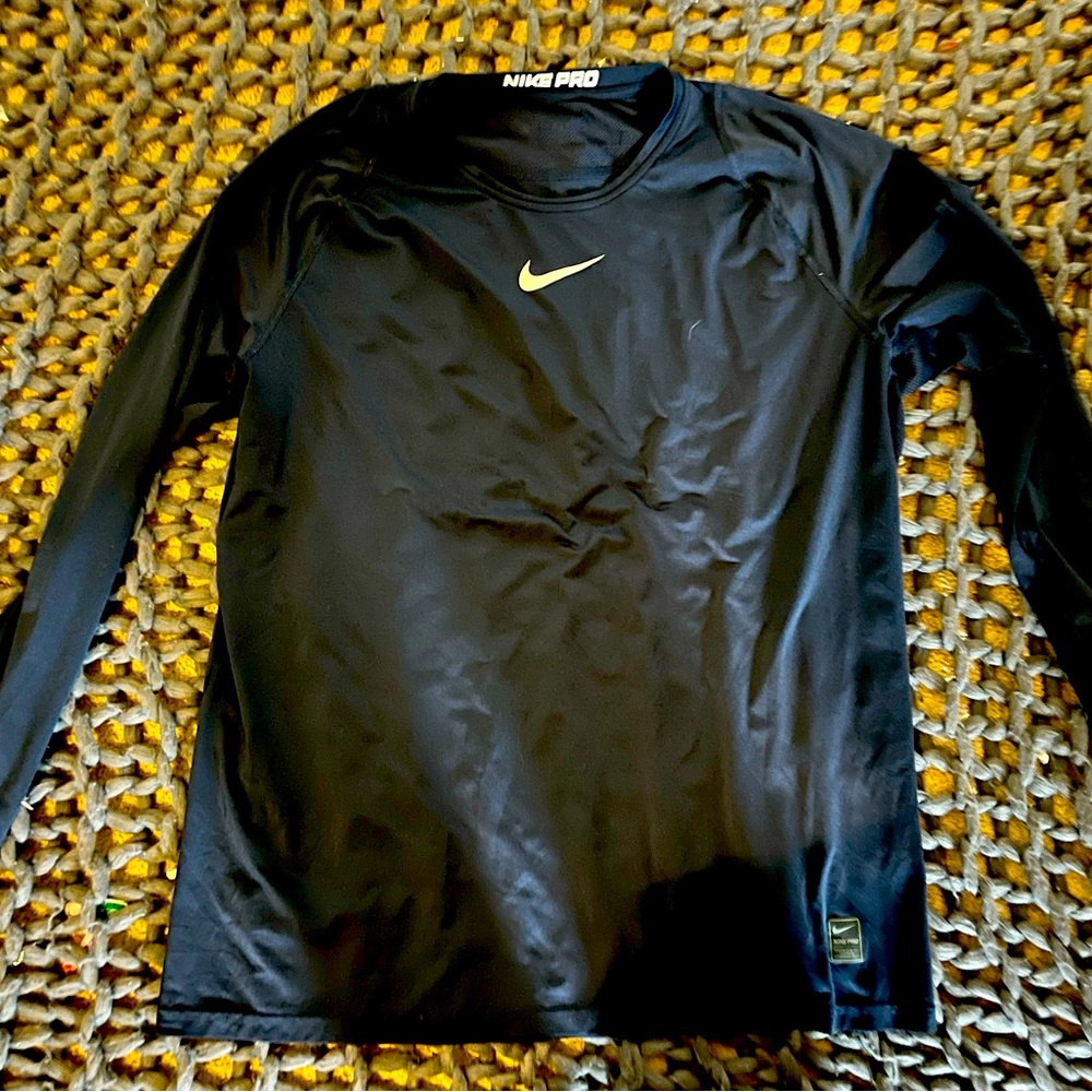 Navy Nike Dri Fit Long Sleeve